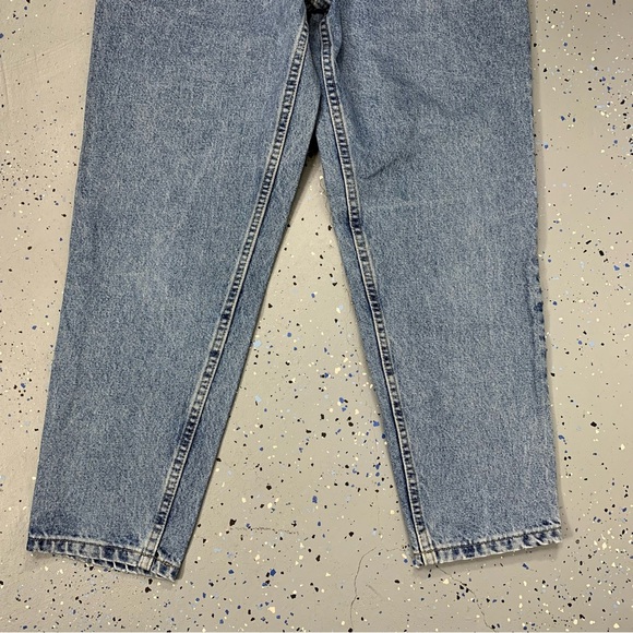 Vintage 80s Gitano Stonewash Blue Jeans High Waist Tapered Leg 12 Petite 31"x28" - Picture 4 of 10